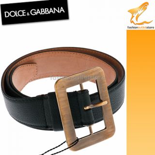 Dolce&Gabbana 492 Gr. 95 Leder Gürtel belt Damen women donna cinture