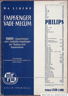 Originalalte Radio Schaltbilder (Schaltungen), 8 Hefte/Broschüren die
