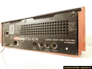 Grundig SV 40 M Verstärker / SV 40 , 60er Jahre, alter amplifier hifi