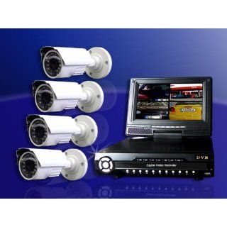 Set DVR 430 TFT Digital 4CH Video Recorder mit 4 x Kamera VIR 01