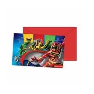 Power Rangers Mystic Force Einladungskarten, 6 Stück 