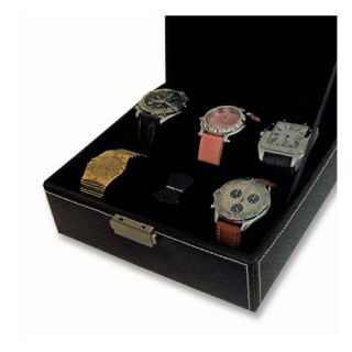 edle Uhrenbox für 6 Uhren Uhrenschatulle Schatulle Box Aufbewahrung
