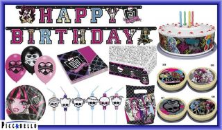 Monster High TortendekoThemenparty Motto Geburtstagsparty Party