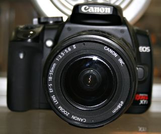 Canon EOS Rebel xti DS126151 w/ EF S 18 55mm lens