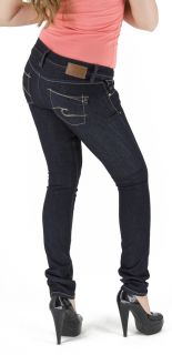 Trendige 5 Pocket Jeansröhre mit mittlerer Leibhöhe und sehr