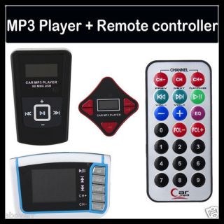 FM Transmitter Car Auto  Player USB Flash Drive SD + RC Remote