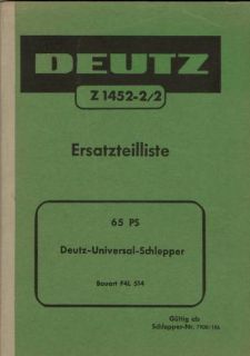 DEUTZ F 4 L 514 / 65 PS Buch (ER)