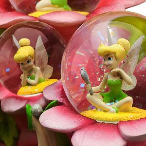 Disney Schneekugel Tinkerbell Musical Bubbles blasen 4