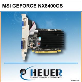 MSI NX8400 GS   NVIDIA GeForce   512MB PCI E DVI PASSIV