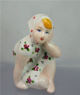 Russische Porzellanfigur Mädchen Porzellan Figur Russland