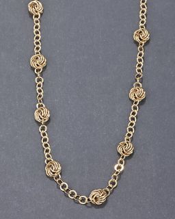 X534 Halskette 925er Silber gelbvergoldet mit bluetenfoermigen