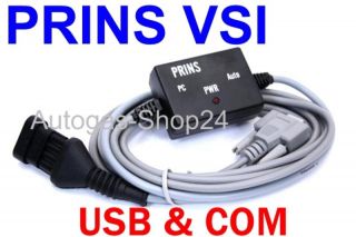 PRINS VSI AUTOGAS LPG DIAGNOSE INTERFACE USB & COM NEU