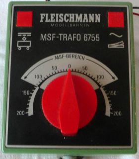 Fleischmann TRAFO MSN 6755 TOP und funktionsgeprüft MIT