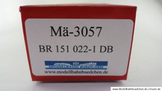 Märklin 3057 – E Lok BR 151 022 1 der DB, digital