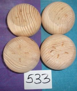 Nr. 533 Möbelkugeln Möbelfüße Holzkugeln Kugeln Holz 4x