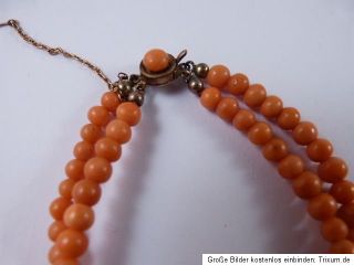 koralle kette engelshaut vintage armband coral angel skin necklace