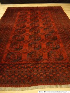 Antiker Art Deco Afghan Buchara Ersari Top TEPPICH Old Rug Carpet