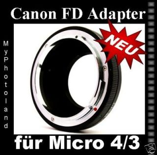 Canon FD Objektiv Adapter für Panasonic Lumix   DMC G2 GH2 GF2 GF3 G3