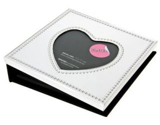 CD/DVD Album Shiny Heart mit 48 Taschen und Foto Herz
