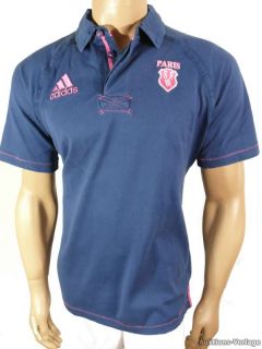 Adidas SFR Paris Poloshirt Stade Francais Rugby Shirt Gr.XXL