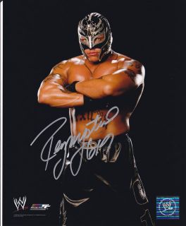 WWE Original Rey Mysterio Photo Autogramm 20x25 @@@
