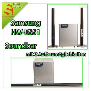 Samsung HW E551 2 1 Soundbar Bluetooth fuer IPhone Wireless Subwoofer