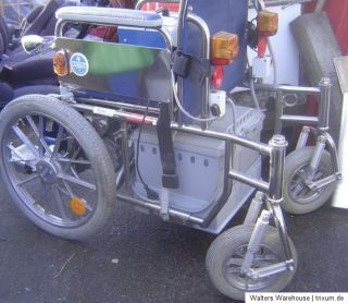 Meyra Elektrorollstuhl Rollstuhl mit Schiebehilfe m. Akku + Ladegerät
