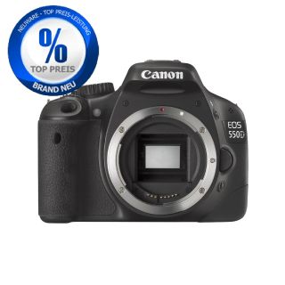 Digitale Spiegelreflex Kamera Canon EOS 550D Body Neu 16GB