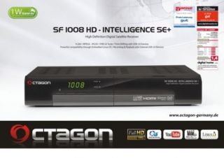 Octagon SF 1008 SE+ CI+ HD Intelligence Linux Sat Receiver 1008 inkl