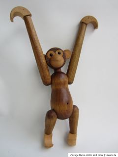Holz AFFE Kletteraffe Monkey 20cm KAY BOJESEN Ära Designklassiker 50