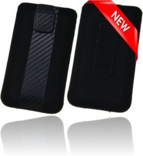 TOP CARBON Handy Tasche Schutz Hülle Handyetui Handytasche für Nokia