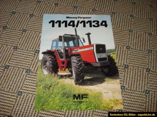 Original MF/Massey Ferguson 1114/1134 Prospekt 1984