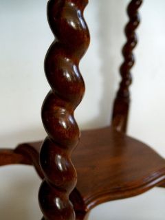 TISCH Beistelltisch antiker Spieltisch gedrehte Füße