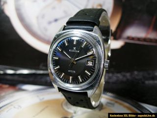 Alte Handaufzug Armbanduhr „EDOX“ aus den 70er Jahren
