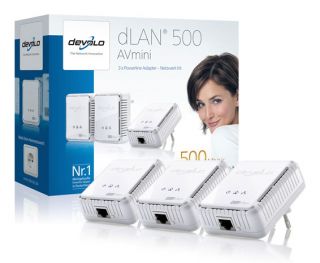 Devolo dLan 500 AVmini Network Kit Kabelnetzwerk