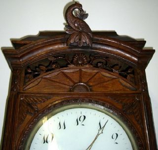 XL Barock Standuhr Grandfather Clock Uhrwerk Pendeluhr Bodenstanduhr