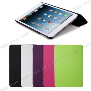 Smart Cover Kunst Leder Case Tasche Stand f. Apple iPad Mini 5 Farbe