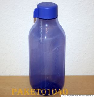 Tupperware Trinkflasche Eco Easy 1,0L Lila Quadratisch EcoEasy NEU