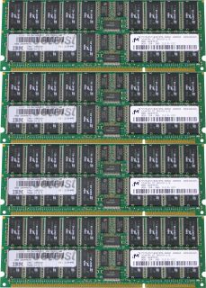IBM 9117 570 p570 4492 32GB (4x 8GB) Memory Kit 16R1221 208  Pin