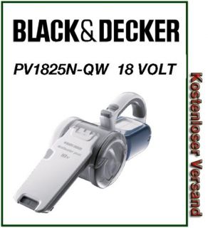 Black & Decker PV1825N QW 18VOLT Akkusauger Staubsauger Neu Frachtfrei