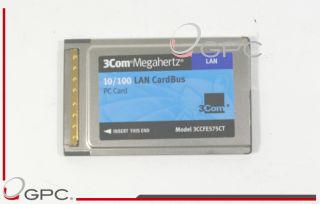 3Com Megahertz 10/100 Lan CardBus PC Card PCMCIA 3CCFE575CT ohne Kabel