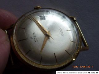 Armbanduhr GOLD 585 ONSA AUTOMATIC Datum Uhr 60er 25 JEWELS INCABLOC