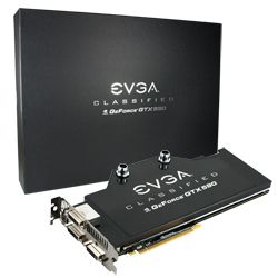 NEW EVGA GeForce GTX 590 Classified Hydro Copper