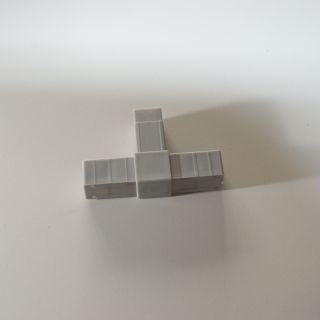 10 x T Form Verbinder für das 25er Profil in grau