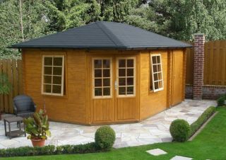 Gartenhaus Blockhaus 588 x 400 cm in Premium Qualität