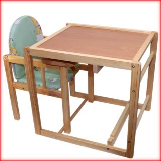 Baby Kombihochstuhl Hochstuhl umbaubar Tisch & Stuhl optional