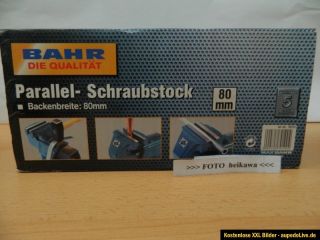 Aus Werkstattauflösung Parallel   Schraubstock  Backenbr.80mm. Orig
