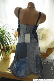 Super tolles Hippie Patchwork Zipfel Kleid von Dy Design Gr. S M XL