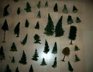 60 Bäume Tannen Wald Landschaft für Modelleisenbahn H0