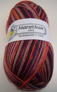 Miró Marathon 6fach Sockenwolle Strumpfwolle Gründl Wolle 150 g